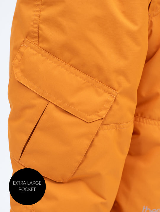 Snowrider Convertible Snow Pants - Autumn Blaze | Waterproof Windproof Eco