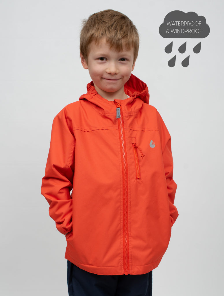 Boys red hotsell waterproof jacket