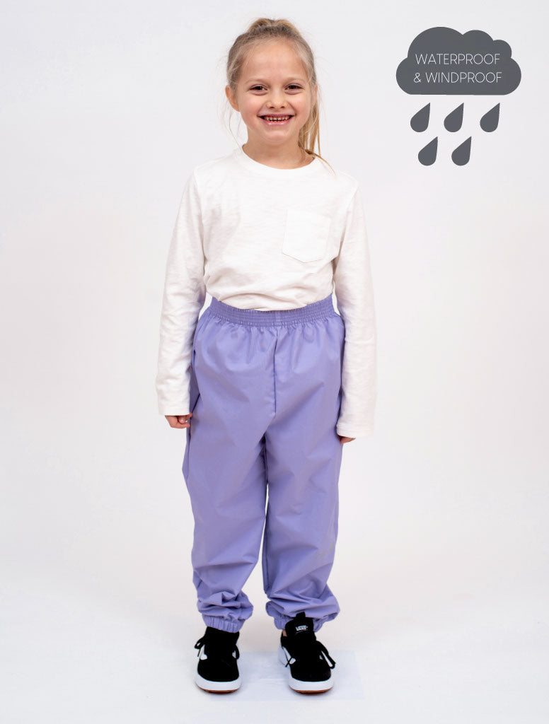 Kids Baby Waterproof Pants wader Ourdoor Infant Rain-proof Trousers Boys  Girls