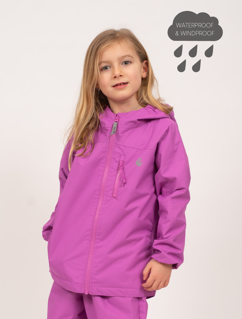 SplashMagic Rainshell - Berry | Waterproof Windproof Eco