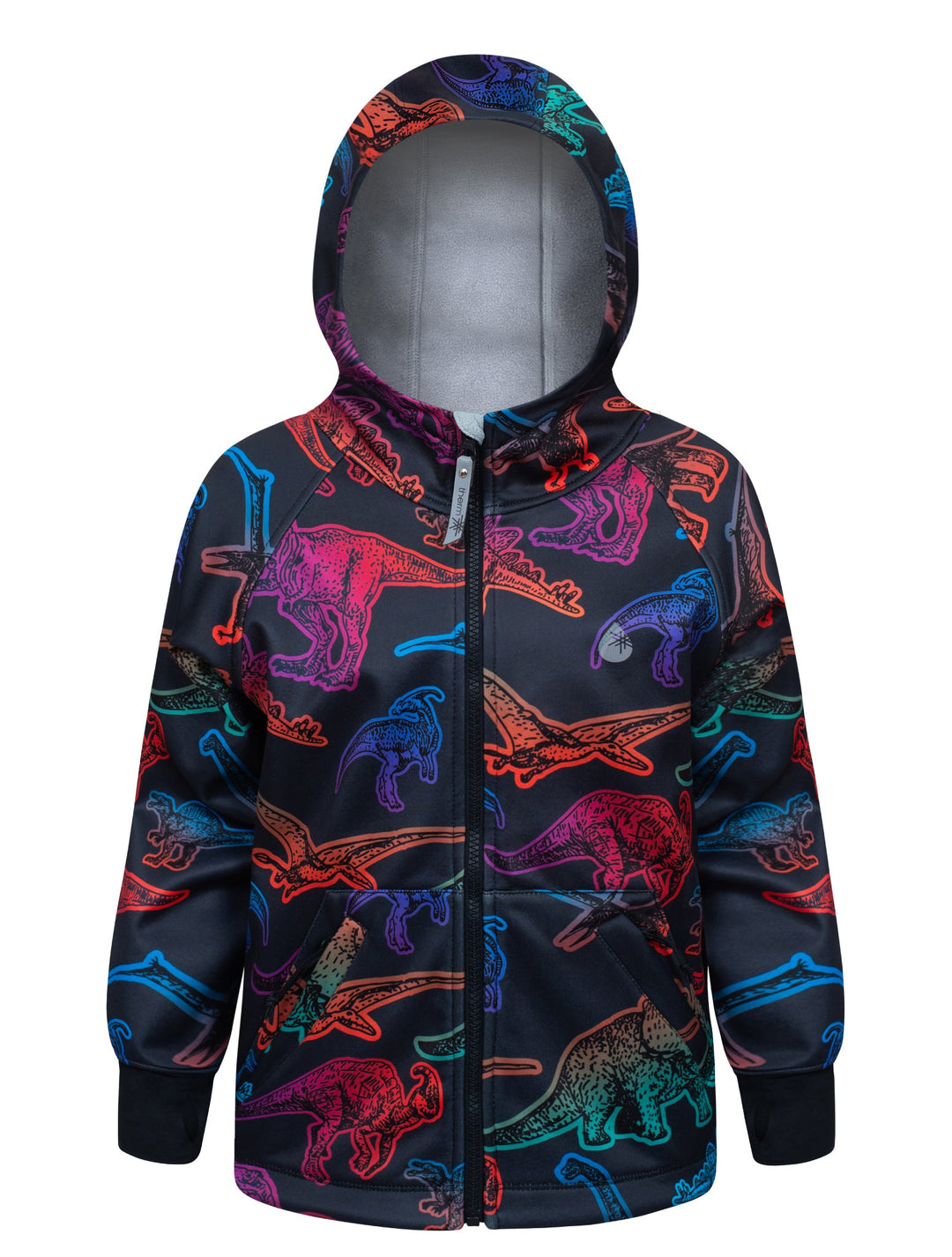 All-Weather Hoodie - Neon Dino